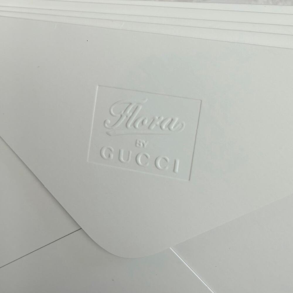 Gucci Flora note card and envelope gift set with pencil & stickers NEW - Picture 7 of 7